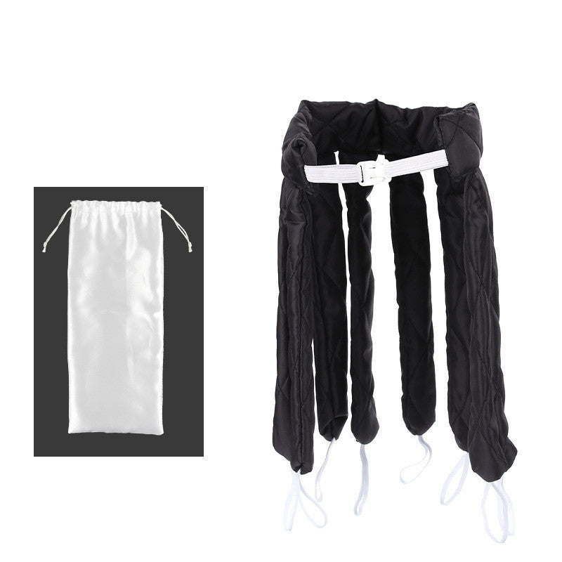 Bandolete de polvo com modelador de caracóis, bandolete de lula, esponja