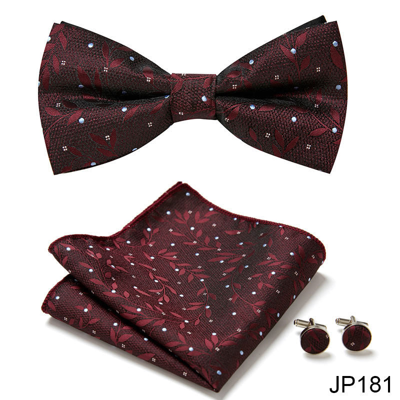 Men's Formal Suit British Korean Bow Tie