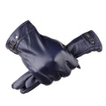 Luvas de inverno para homem para ciclismo ao ar livre, com forro de lã grossa e proteção contra salpicos, ideais para ecrãs tácteis.