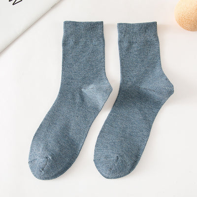 Tube Socks Autumn And Winter Solid Color