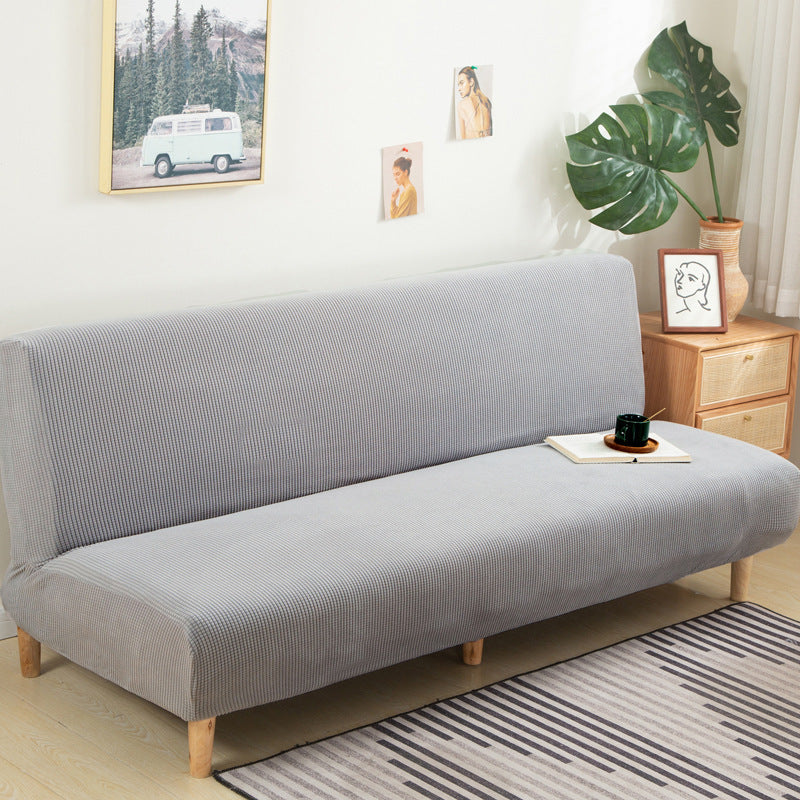 Housse de matelas universelle en velours de maïs uni pour canapé-lit