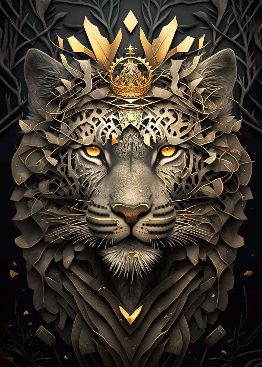 Peinture décorative sur toile sans cadre