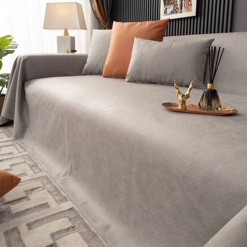 Capa de sofá universal em tecido de lã com tecnologia antiaderente, resistente a riscos de gatos e ideal para todas as condições meteorológicas.