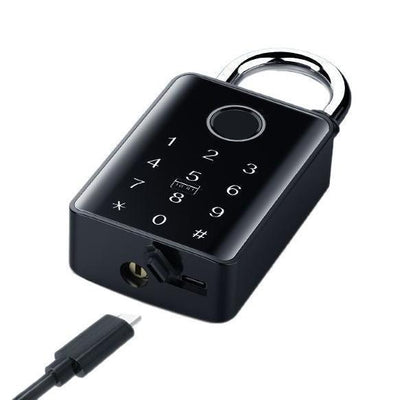 Control Fingerprint Large Padlock Warehouse Courtyard Box Truck
