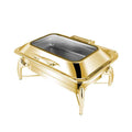 Hotel Restaurant Bufei Golden Stainless Steel Buffet Stove