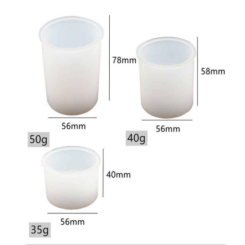 Crystal Epoxy Resin Candle Holder Silicone Mold