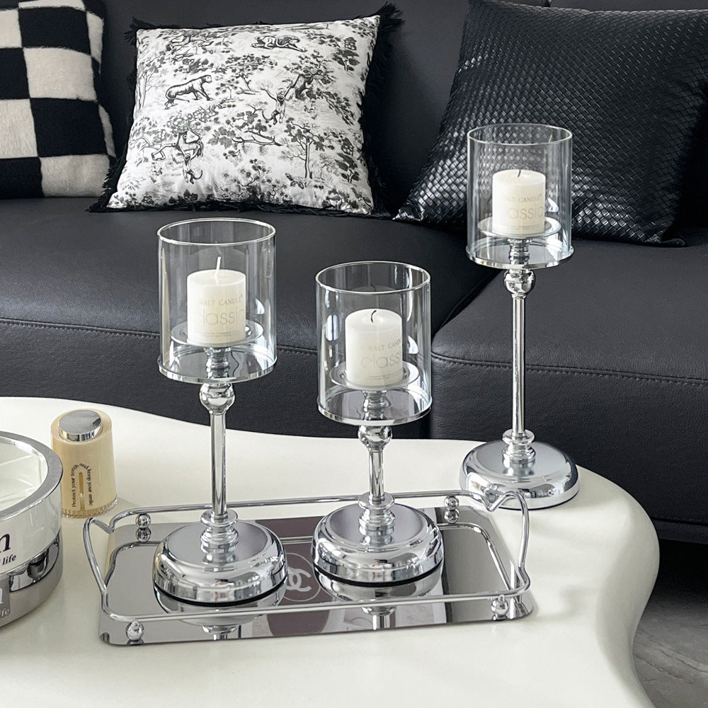 Nordic Light Luxury Candle Holder Retro Romantic Atmosphere