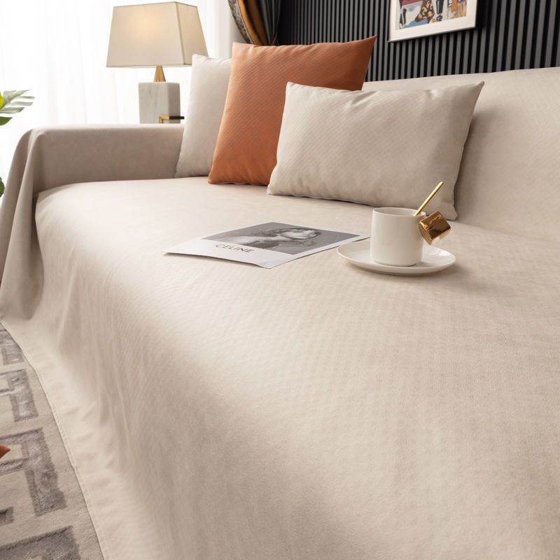 Capa de sofá universal em tecido de lã com tecnologia antiaderente, resistente a riscos de gatos e ideal para todas as condições meteorológicas.