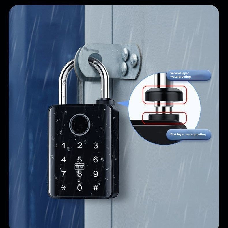 Control Fingerprint Large Padlock Warehouse Courtyard Box Truck