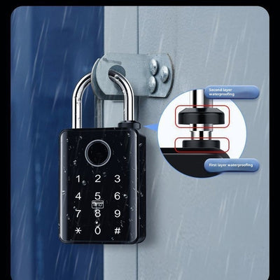 Control Fingerprint Large Padlock Warehouse Courtyard Box Truck