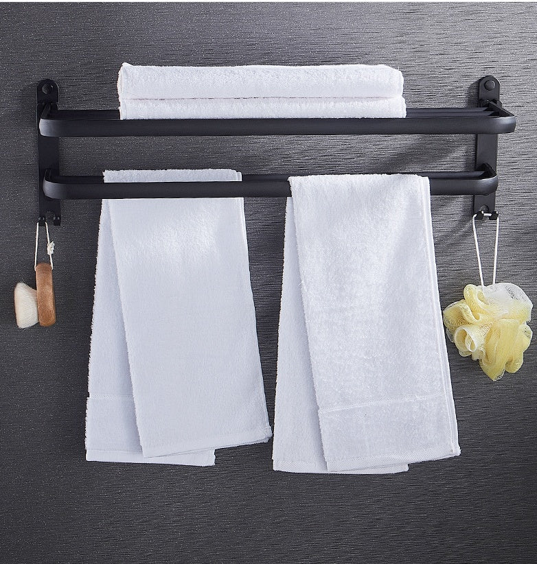 Porte-serviettes mural sans perforation