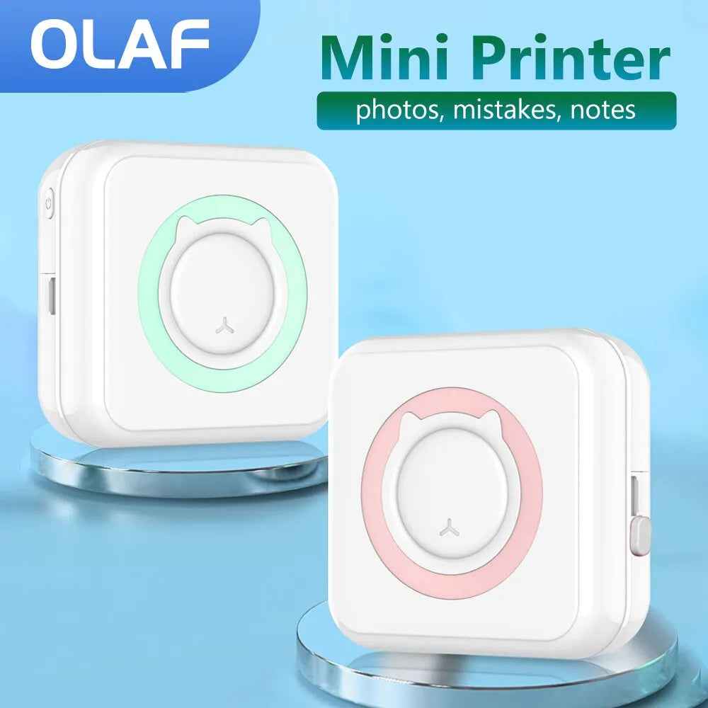 Mini Portable Thermal Printer for Easy Portable Sticker Printing