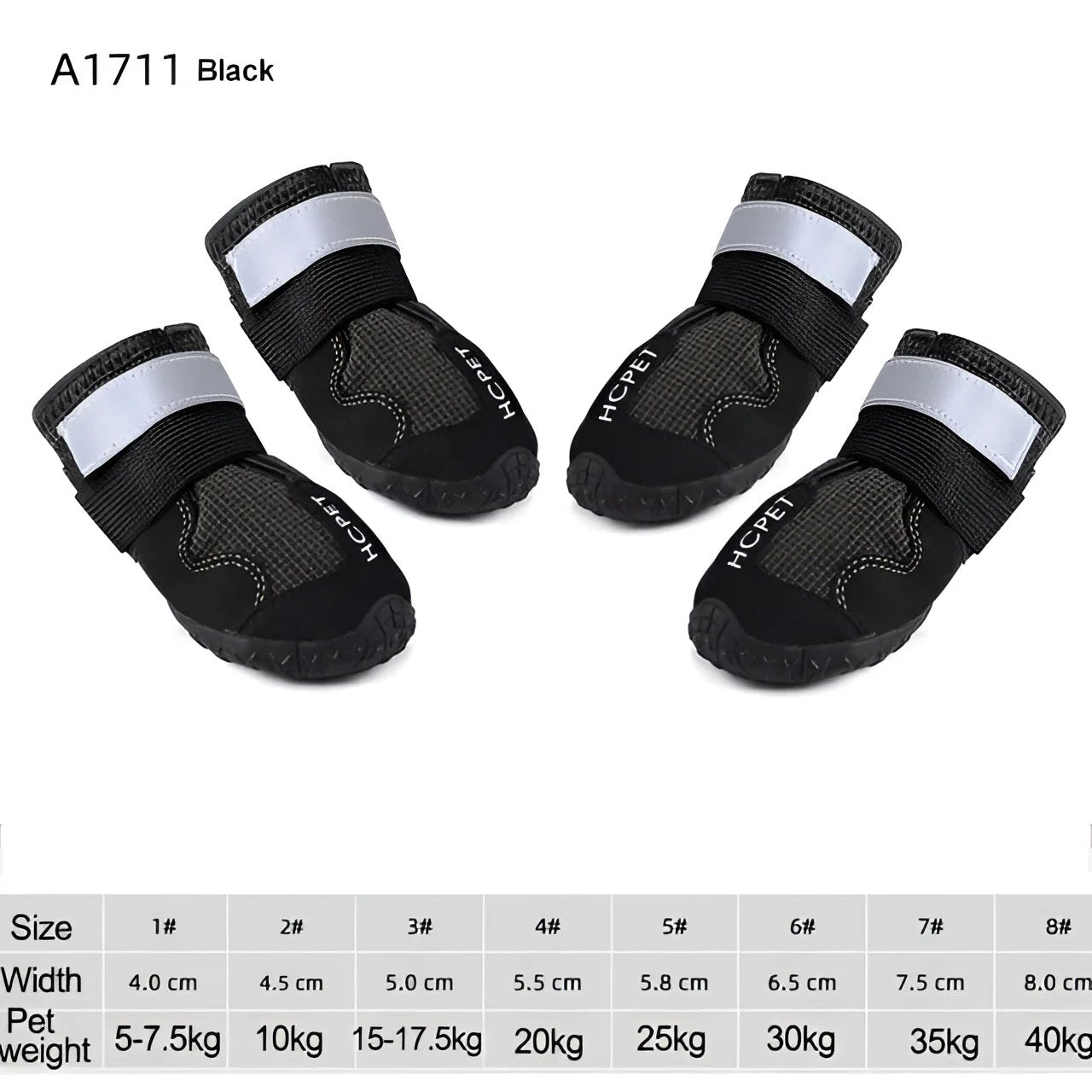 Waterproof Reflective Dog Boots - Firebrands