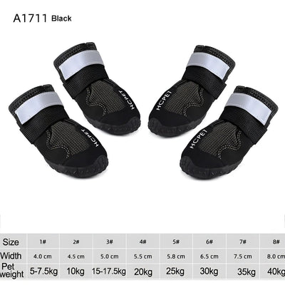 Waterproof Reflective Dog Boots - Firebrands