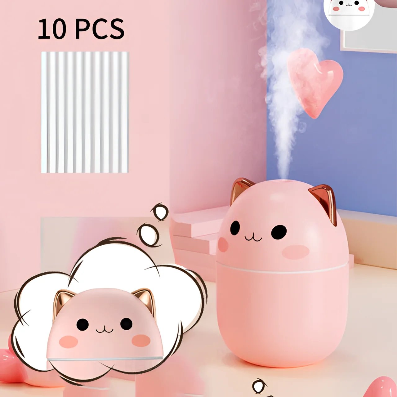Cute Cat Humidifier - Firebrands