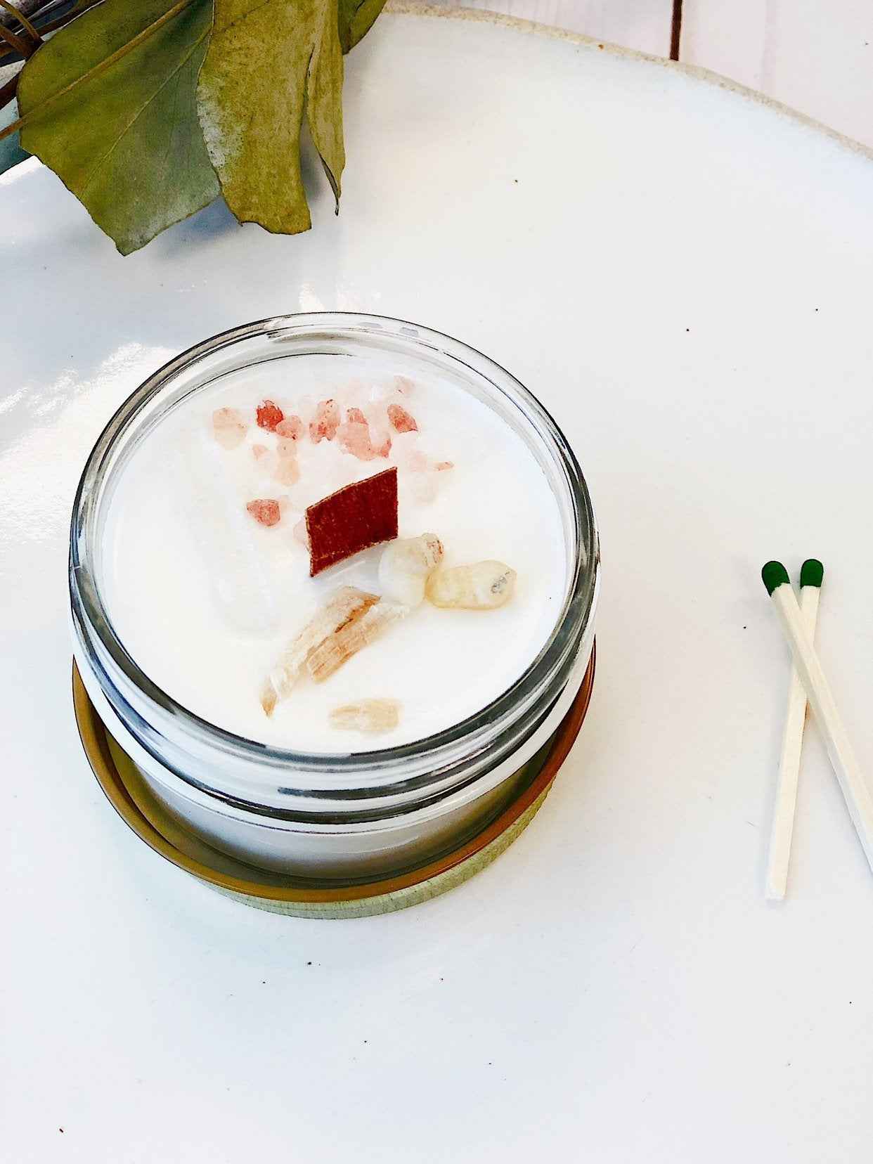 Space Clearing Intention Candle / Organic Soy Candle / Candle
