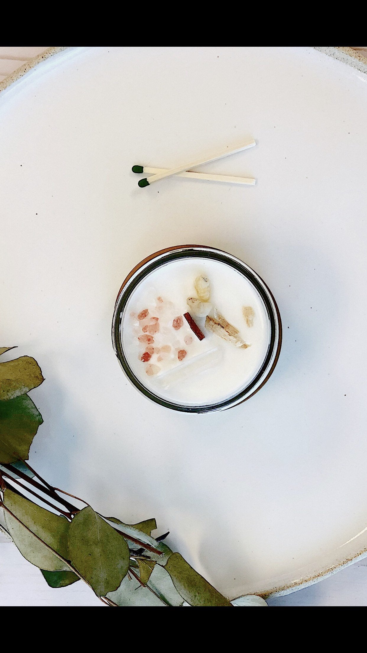 Space Clearing Intention Candle / Organic Soy Candle / Candle - Firebrands
