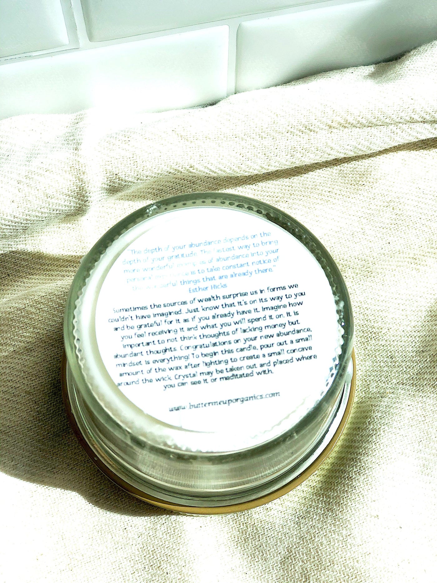 Abundance Candle / Ritual Candle / Intention Candle / Hand Poured - Firebrands