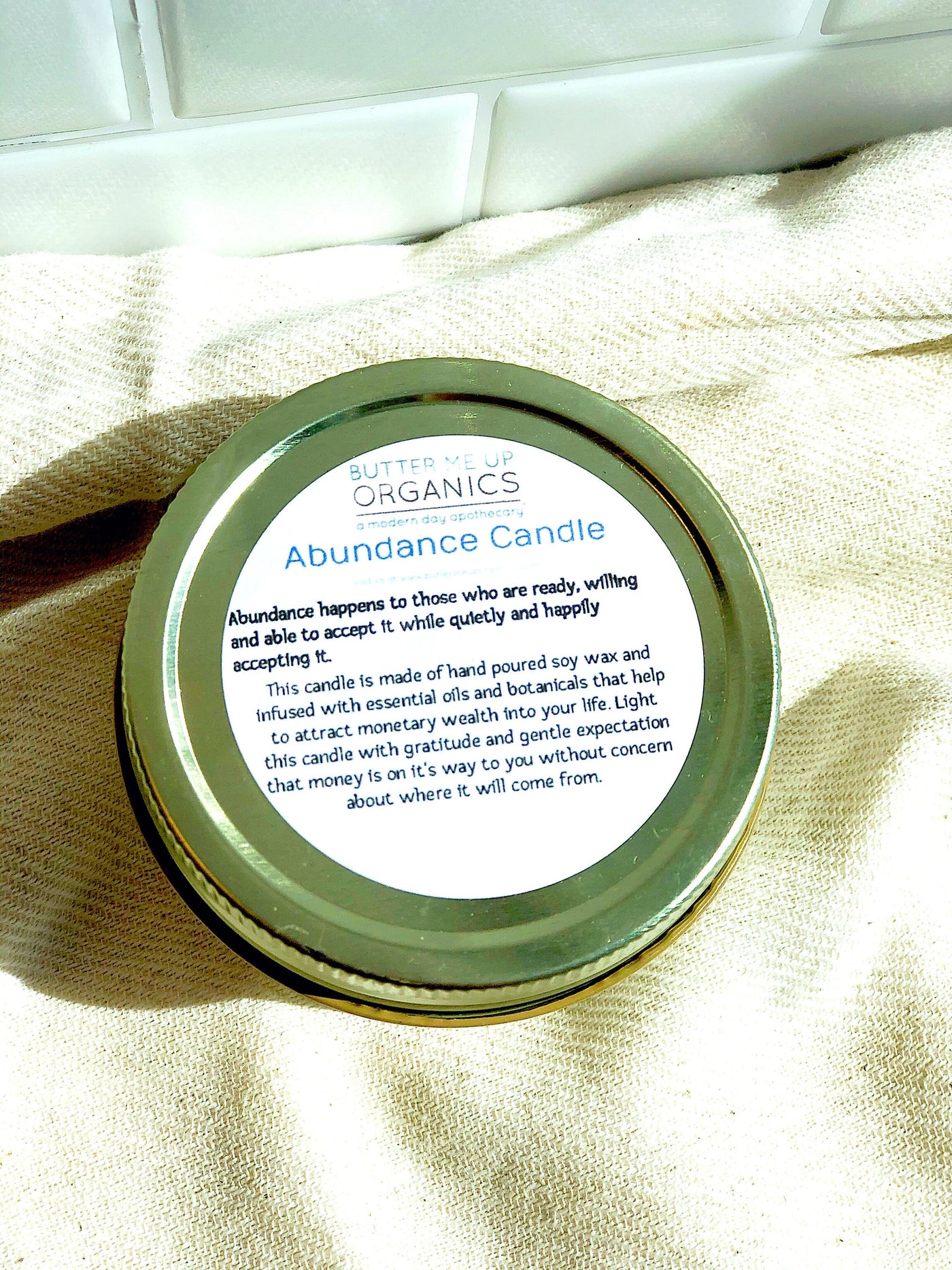 Abundance Candle / Ritual Candle / Intention Candle / Hand Poured - Firebrands