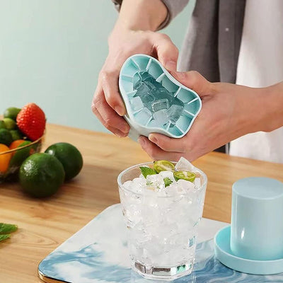 Silicone Cylinder Portable Ice Maker Bucket - Firebrands