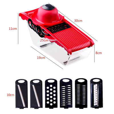 Multifunction 6 Blades Kitchen Slicer - Firebrands
