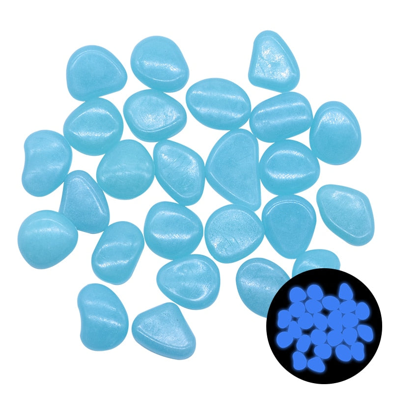 Glow in the Dark Garden Pebbles - Firebrands