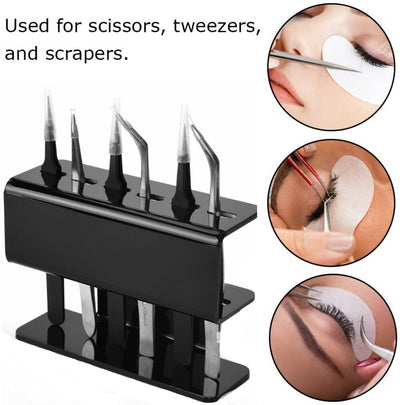 Acrylic Eyelash Tweezers Holder - Firebrands