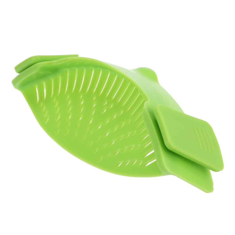 Silicone Kitchen Strainer Snap N Strain Filter for Effortless Cooking