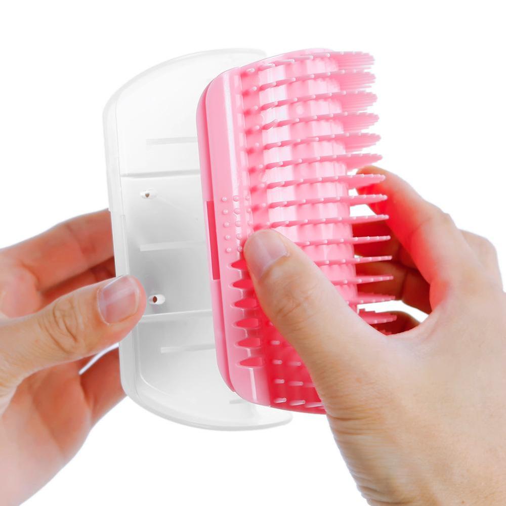 Cat Self Groomer Corner Brush - Firebrands