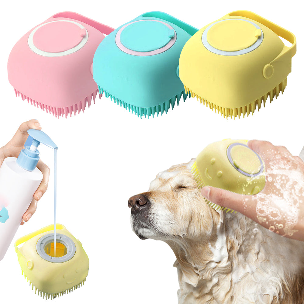 Soft Silicone Dog Brush - Firebrands