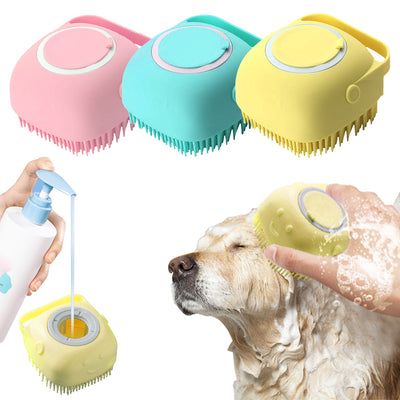 Soft Silicone Dog Brush - Firebrands