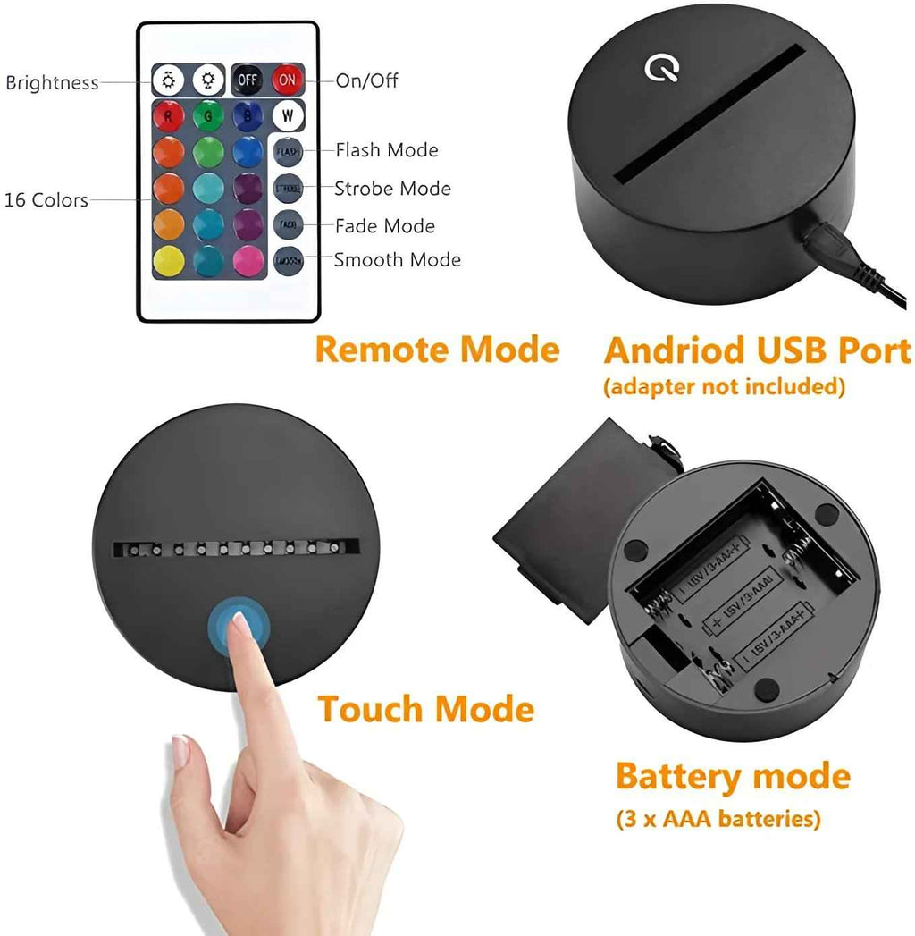 Basketball 3D Lamp - Unique Decorative Lighting for Basketball Lovers