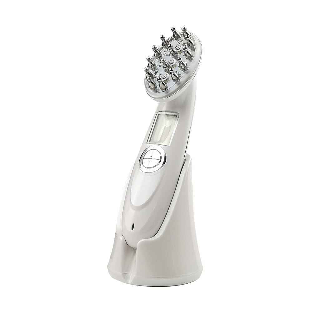Electric Hair Growth Comb - Infrared EMS RF Vibration Massager for Hair Loss Treatment and Regrowth