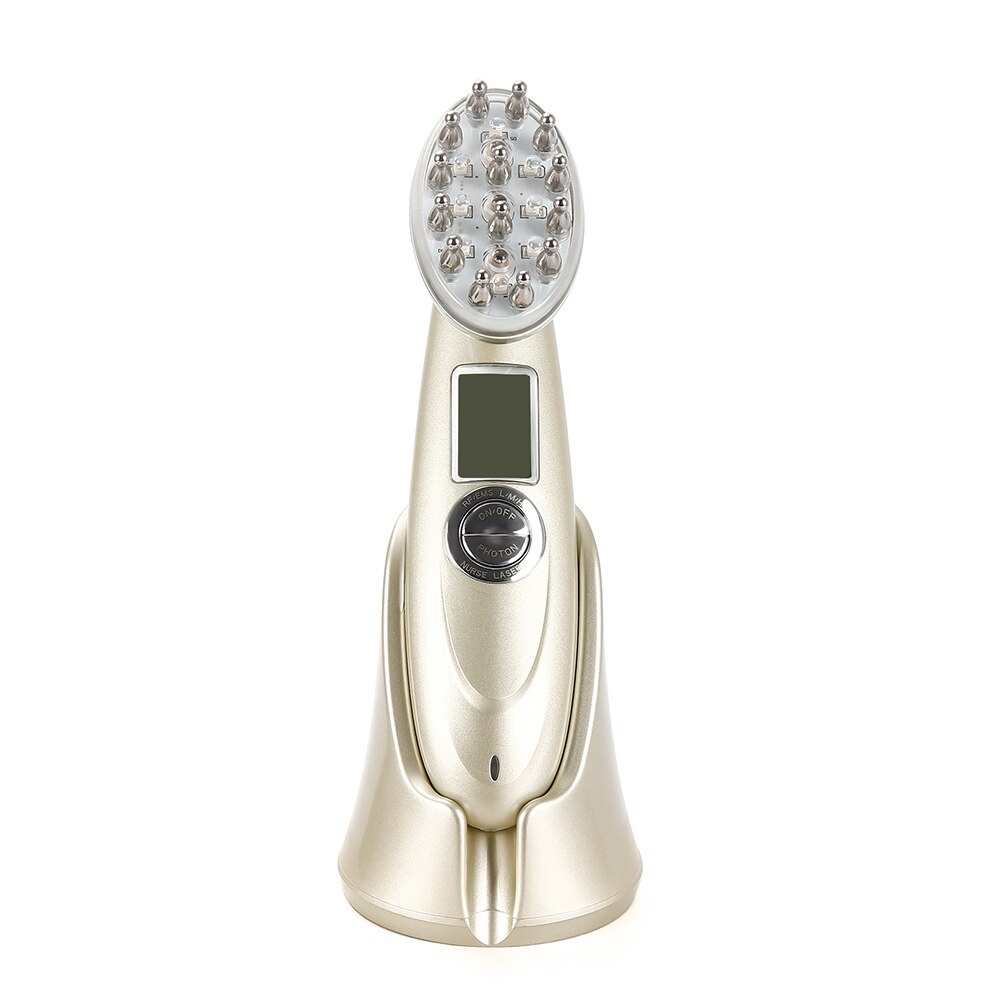 Electric Laser Hair Growth Comb Infrared EMS RF Vibration Massager Microcurrent Hair Care Hair Loss Treatment Hair Regrowth - Firebrands