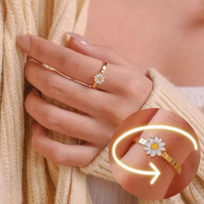 Fidget Spinner Rotatable Ring For Women - Firebrands