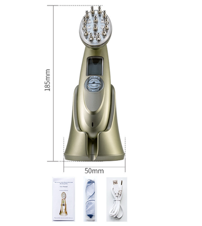 Electric Laser Hair Growth Comb Infrared EMS RF Vibration Massager Microcurrent Hair Care Hair Loss Treatment Hair Regrowth - Firebrands