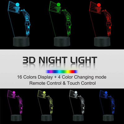 Basketball 3D Lamp - Firebrands