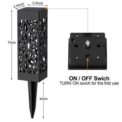 Solar Powered Waterproof Vintage Garden Light - Firebrands