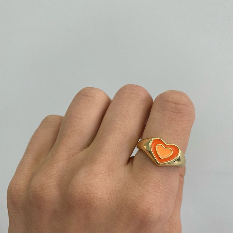 Creative Love Heart Ring - Firebrands