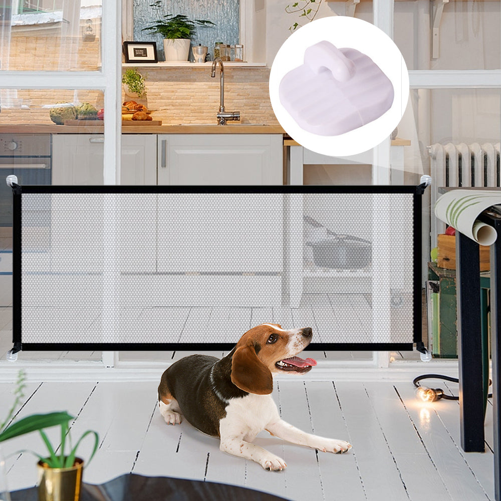 Black Foldable Protection Pet Safety Gate - Firebrands