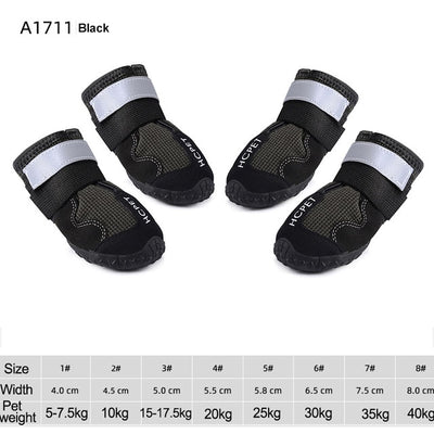 Waterproof Reflective Dog Boots - Firebrands