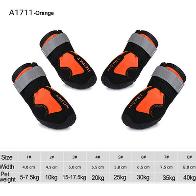 Waterproof Reflective Dog Boots - Firebrands