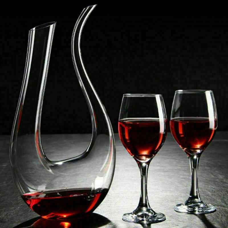 Crystal U-shaped Wine Decanter - 1500 ml