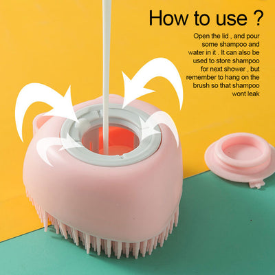 Soft Silicone Dog Brush - Firebrands