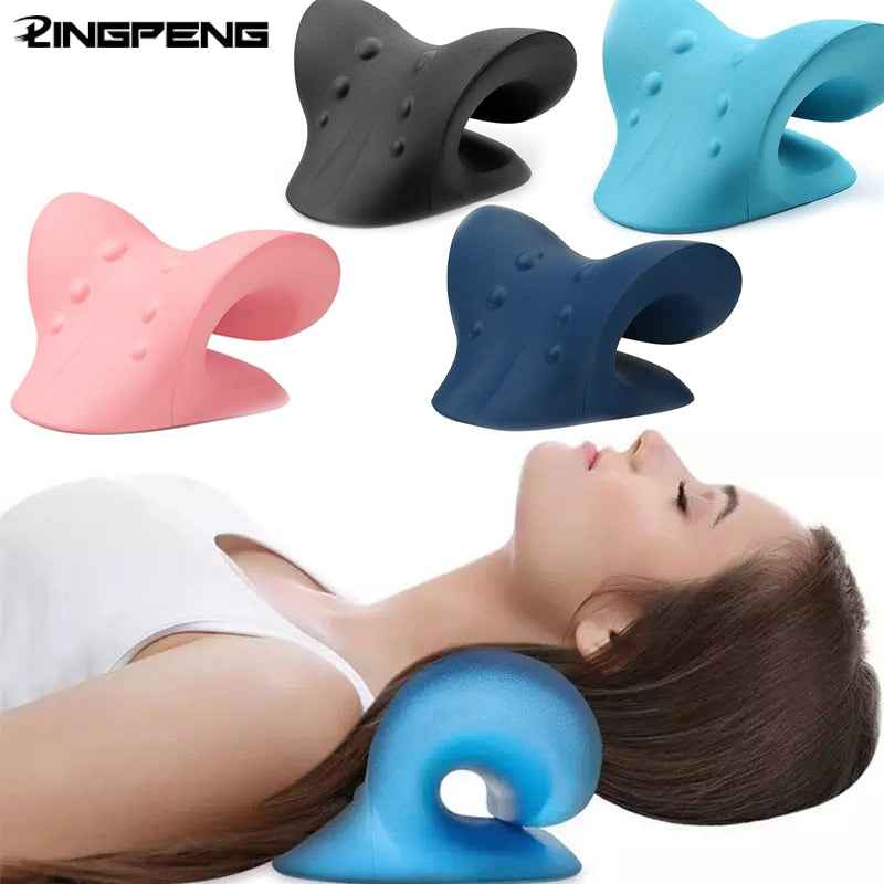 Neck Shoulder Stretcher Pillow for Instant Pain Relief and Relaxation