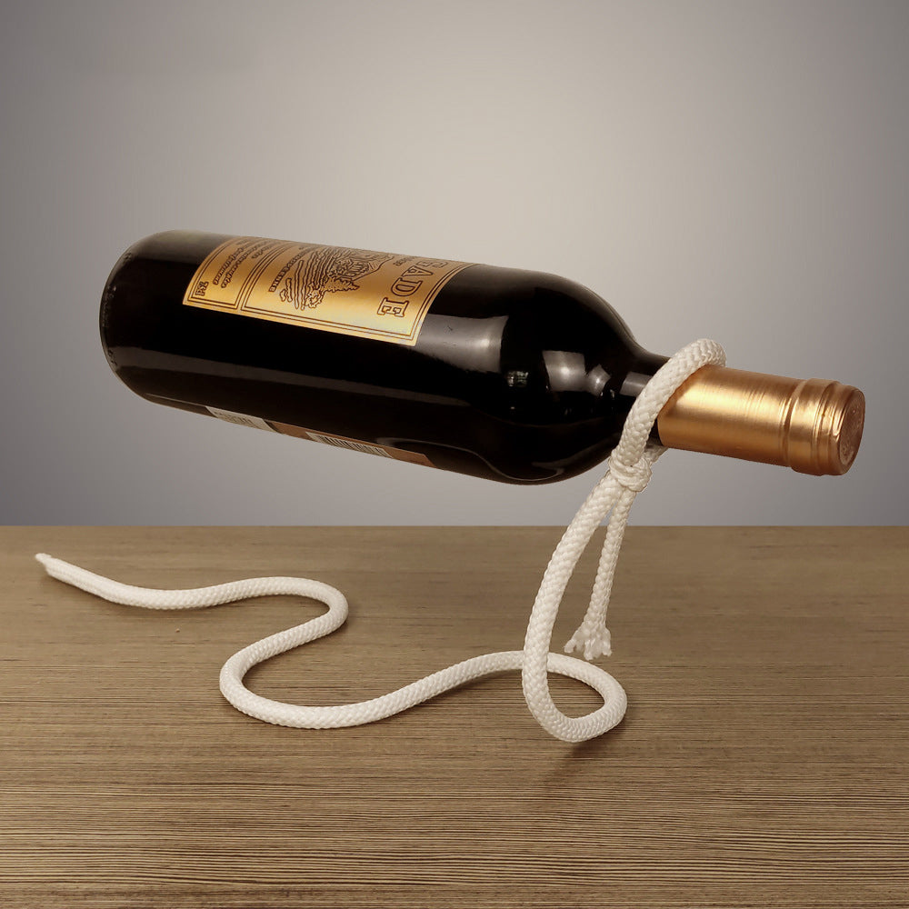 Suspended Rope Wine Bottle - Firebrands