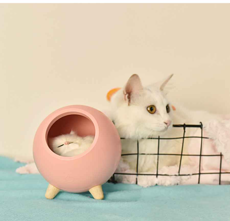 LED Cat Night Light - USB Touch Bionic Cat Lamp with Stepless Dimming for Room Decoration & Holiday Gifts