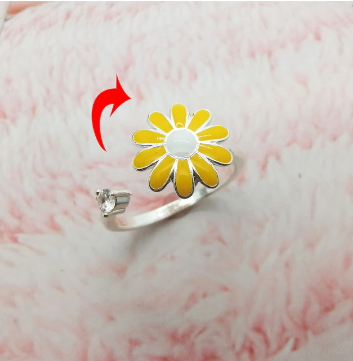 Fidget Spinner Rotatable Ring For Women - Firebrands