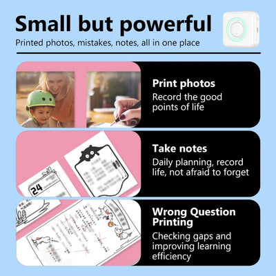 Mini Printer Portable Thermal Stickers - Firebrands